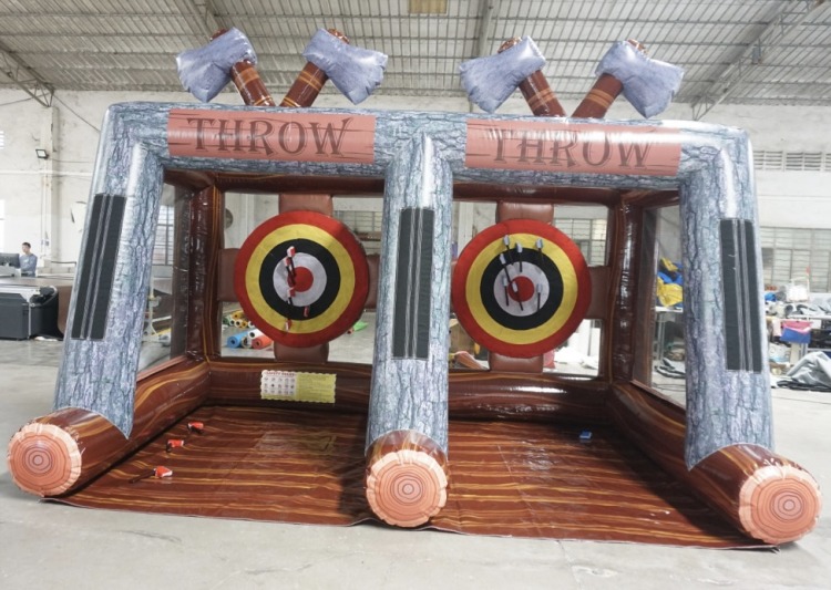 dual axe throwing game