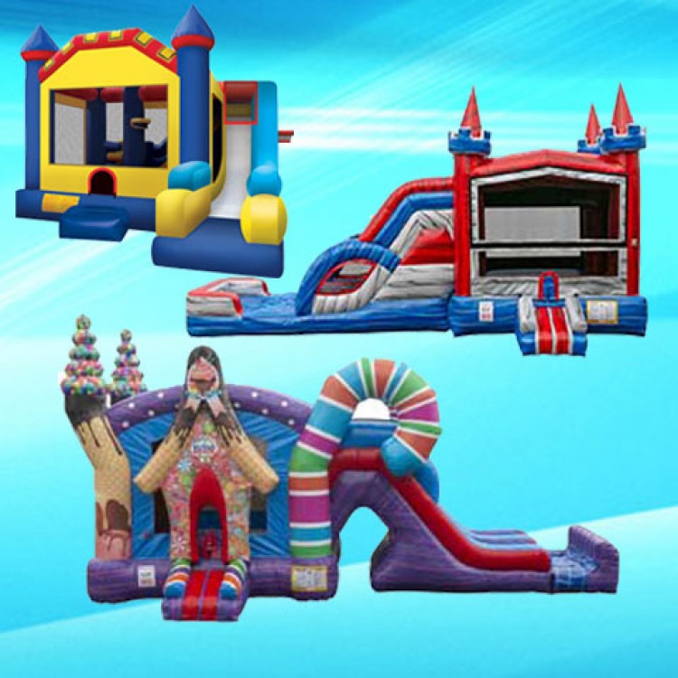 Combos- bounce houses with slides