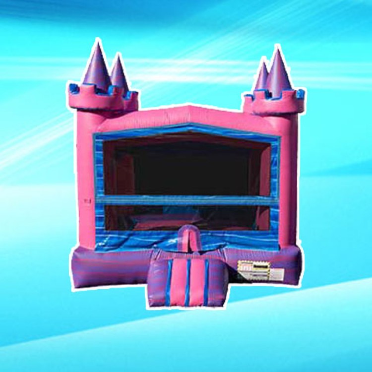 Pink Castle Bounce House