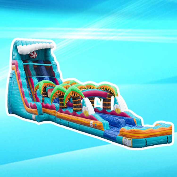 Beach Life 22ft slide with Slip n Slide